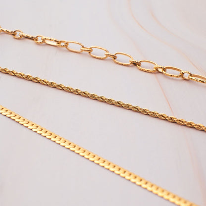 Twisted Rope Chain Choker