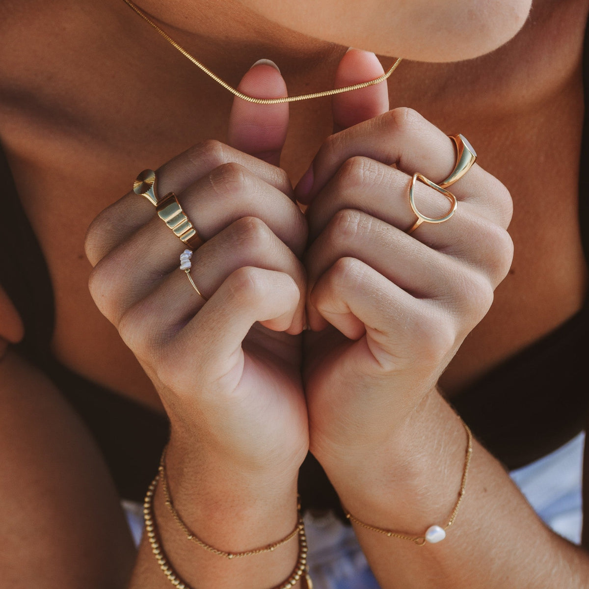 Minimal Oval Dome Ring